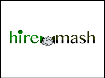HireMash branding company idenity illustration logo logotype sign typography