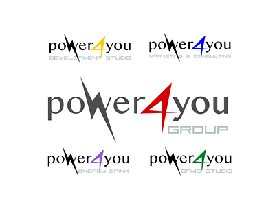 Power4You company logo branding company idenity illustration logo logo 3d logotype sign vector