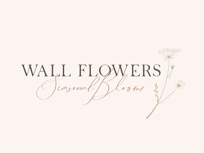 Wall Flowers Seasonal Blooms logo