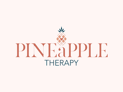 Retro pineapple logo