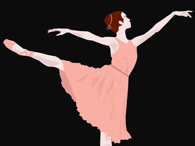 Ballerina Illustration WIP ballerina ballet illustration illustrator wip