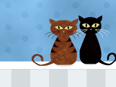 Here, have some cats. cats illustration