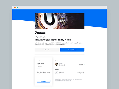 Pay with Friends - Desktop