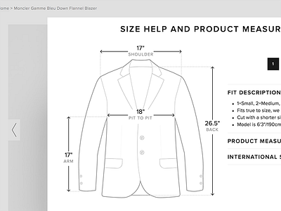 Sizing Help clothing draw e commerce pop up retail vector