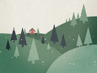 Cozy Cabin -WIP cabin cozy forest holidays snow winter