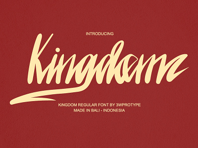 Kingdom | FREE FONT design font handlettering illustrationaday