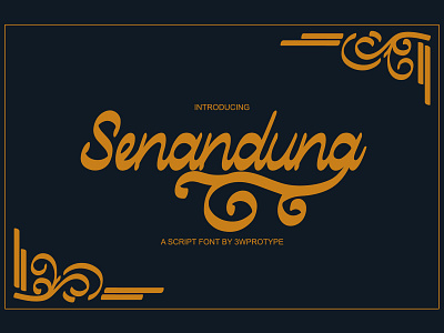 Senandung | FREE FONT design font handlettering handwritten illustrationdaily