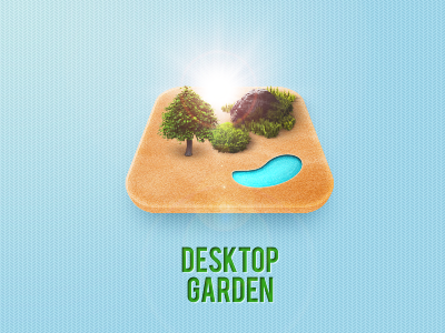 Desktop Garden App Icon app bespoke software icon interactive interface ui ux
