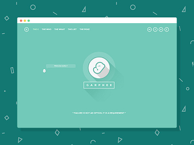 Garphee flat garphee green portfolio responsive ui ux web