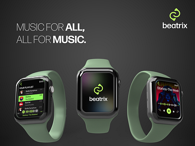 Beatrix - a music player application for apple watch.