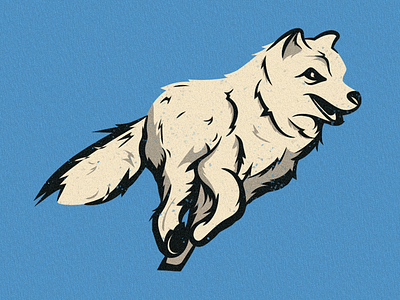 Wolf animal illustration logo national park nature simple vector vintage winter wolf woods