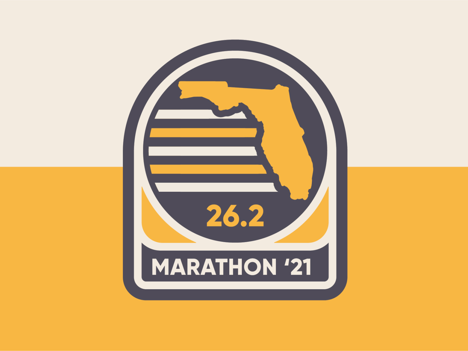 Florida Marathon 2021 by Ashley Loonam on Dribbble