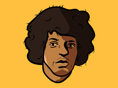 Jimi Hendrix design guitar illustration jimi hendrix portrait vector woodstock