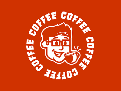 Coffee Logo badge branding coffee coffee shop design flat icon illustration logo simple vector