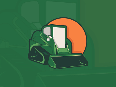 Tractor Logo adobe badge branding farm farming florida graphic design grass icon illustrator land landscape landscaping logo outdoor simple sunshine tractor tree vector