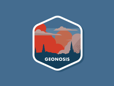 Geonosis Park Badge badge illustration patch space star wars vector