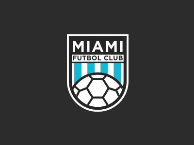 Miami FC florida futbol graphic design illustrator logo miami soccer sports