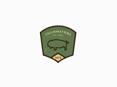 Yellowstone National Park Badge