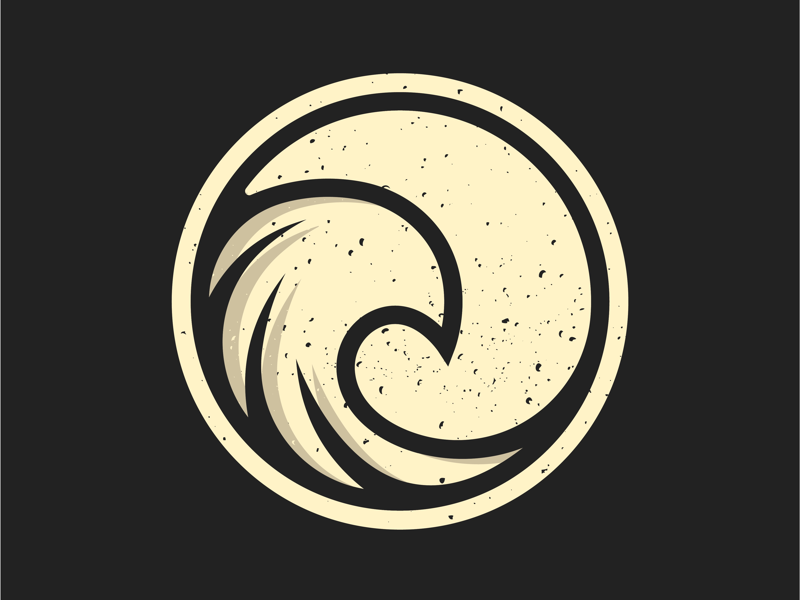 Surf badge by Ashley Loonam on Dribbble