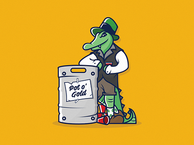 St. Patrick’s Day beer character florida fun illustration irish keg party st. patricks day vector