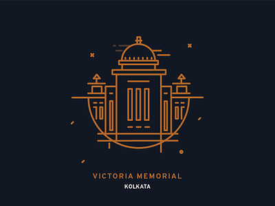 Vicotoria memorial Kolkata buildings icon icondesign iconography india kolkata memorial minimal monument victoria