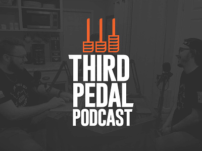 Third Pedal Podcast automotive brand branding cars gearhead logo podcast racecar
