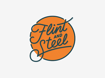 Flint & Steel Brand Design brand classy design hand lettering icon lettering logo newsletter script typography vector vintage