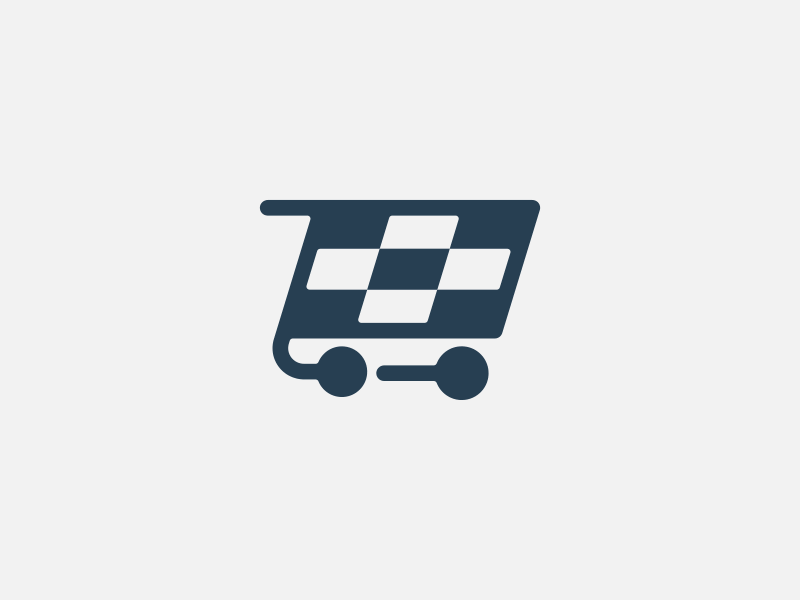 PartCart Brand Design brand cart corporate icon logo modern motion shopping simple simplistic vector web