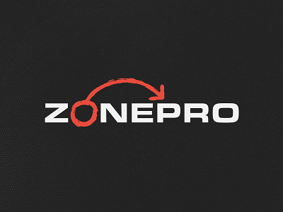 ZonePRO Football Storage Brand bold brand branding football football design football logo haze intense smoke sports logo