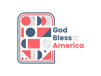 God Bless America 4th of july abstract america bless figma god illustration independence day patriotic