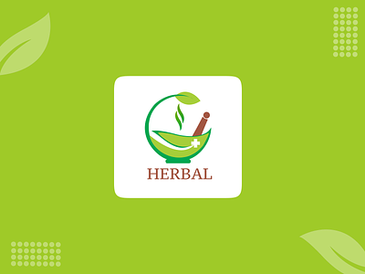 Logo For Herbal Clinic App. design logo graphic design logo design logo design app logo design idea logo design inspiration logo designers logos