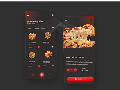 App Design For Pizza Delivery App. app app design app design idea app design inspiration app design online app designers apps best app designs design app