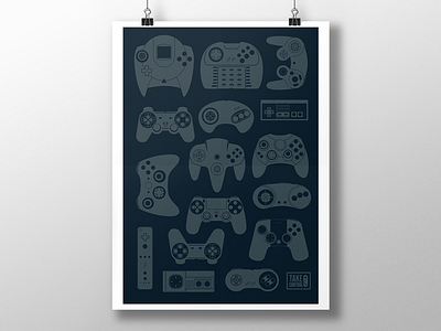 Take Control Poster control gaming poster vector
