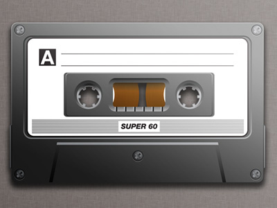 Cassette tapes PSD cassette psd resource tape