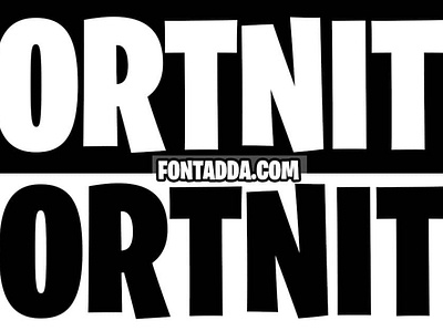Fortnite Logo Font font graphic design logo typefac typography