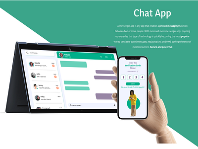 Chat Application design chat design figma ui