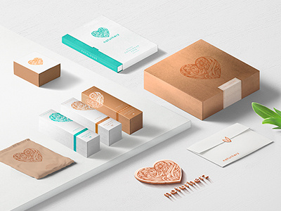 Naturherz Branding illustration package