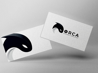 Orca Business Card Design branding design graphic design icon logo vector