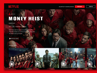 MONEY HEIST WEBSITE