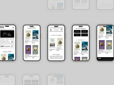 Book Worm | Responsive Design design e commerce figma respnsive design ui