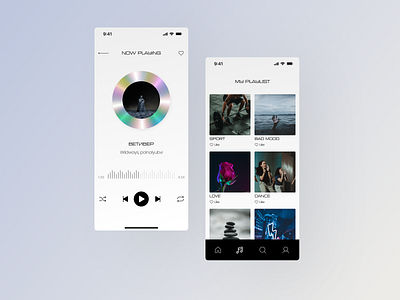 Music player disk gologhram ios itunes minimal mobile mobile app music music app music player player spotify