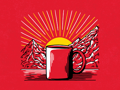 Morning Coffee coffee digital drawing illustration morning procreate