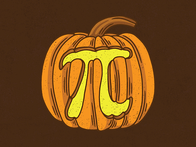 Pumpkin Pi funny graphic halloween illustration ironic math pi pumpkin tshirt