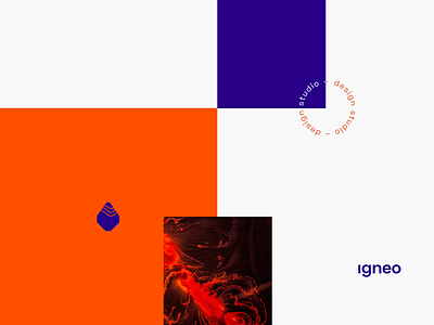 igneo design studio branding agency design logo volcano