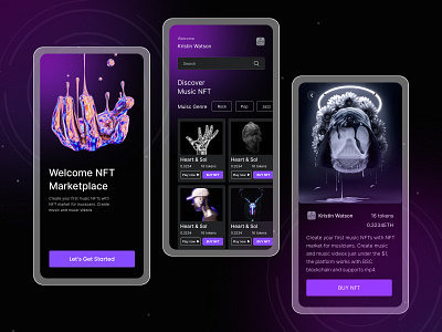 NFT marketplace app