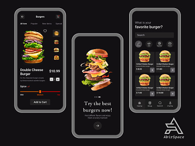 Food delivery app app burger app delivery app design food food app food delivery food design food order graphic design mobile app recipe app restaurant app tracking app ui uiux ux