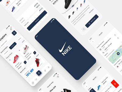 Sneaker Store App app app design design graphic design mobile app nike shoes shoes shoes app sneaker ui ux