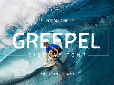 Greepel Display Font font font bundle font design grunge grunge font type typeface