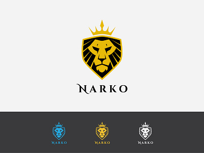 Narko brand design logo mascot vector