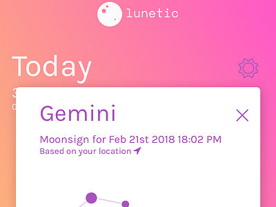 Lunetic ASTRONOMIA update astrology horoscope moon moonsign